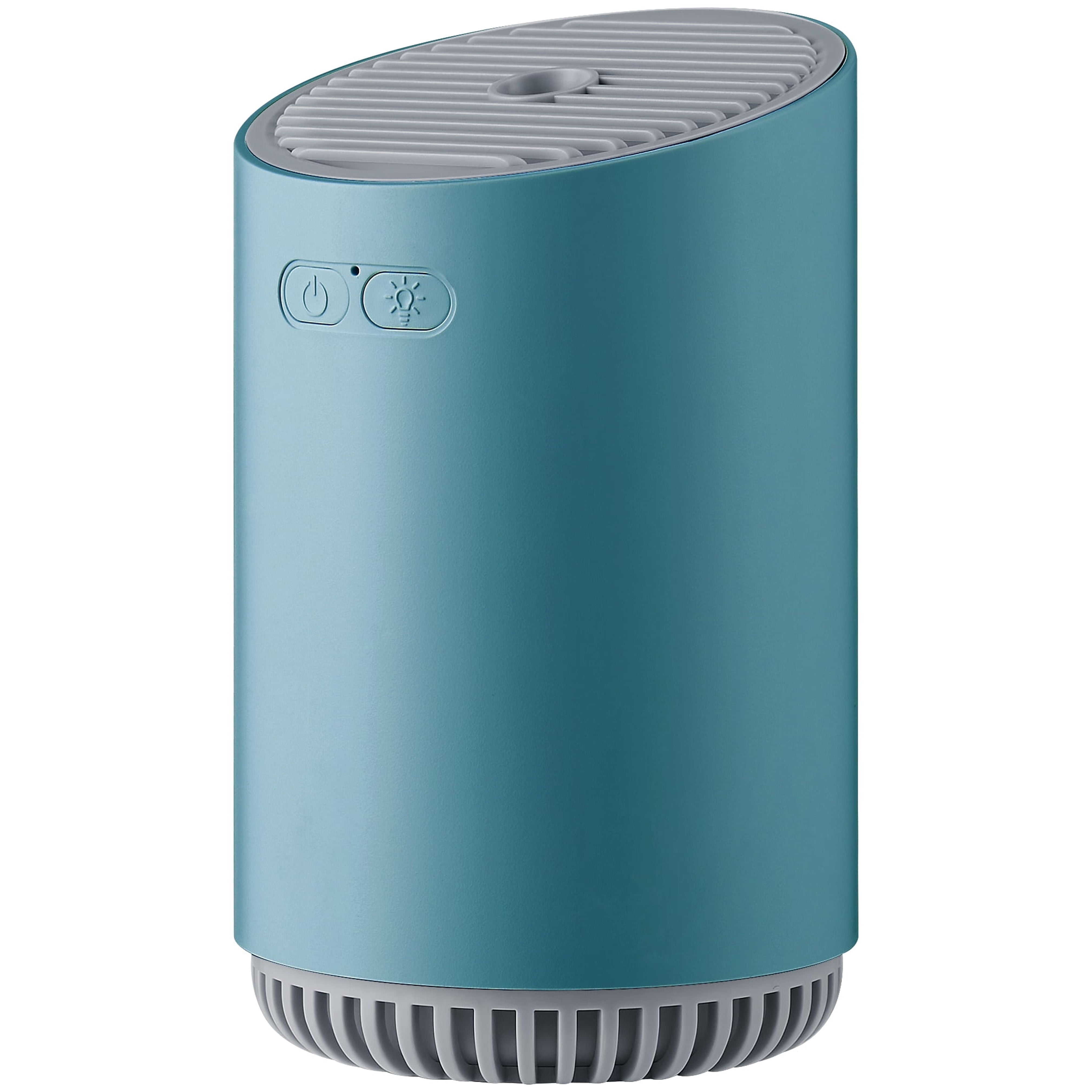 Mainstays Rechargeable Cool Mist Travel Humidifier 320 ml with 7-color LED Lights, MHD-02AQU, Aqua Haze