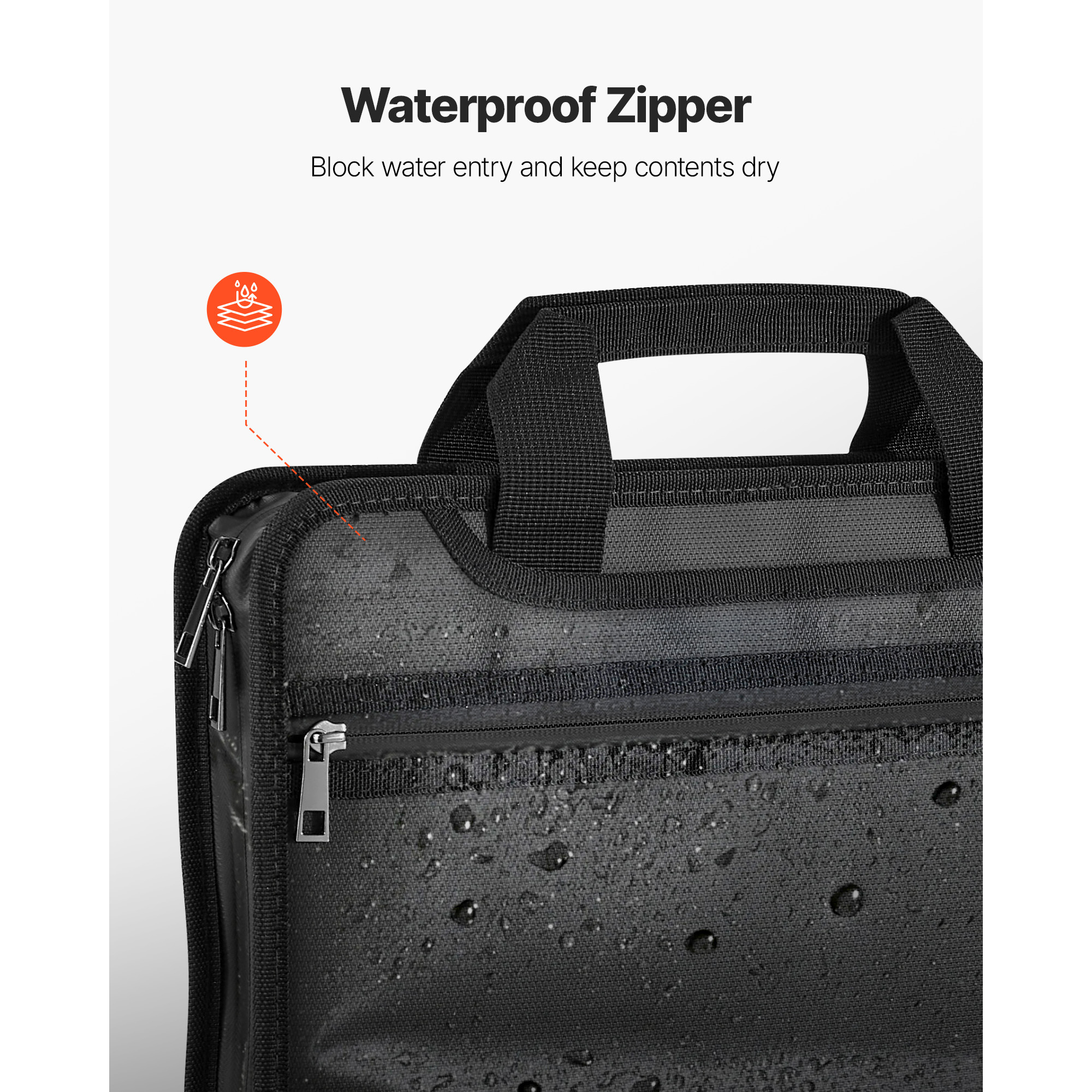 KFFKFF Fireproof Document Bag, 1832 ℉ Heat-Resistant and Waterproof Storage Organizer, Portable Multi-Layer File Holder for Home, Office, Travel, Passports, and Important Documents
