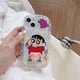 thumbnail image 3 of Crayon Shin-Chan iPhone15Pro Max funda de teléfono de dibujos animados de Anime Kawaii 13 14Pro Max Plus, prevención de caídas, regalos de carcasa protectora de teléfono, 3 of 4
