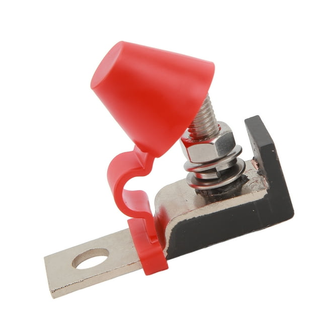 Acouto Kit de Blocs de Fusibles Terminal 58V en Acier Inoxydable PPS avec M8 Simple pour Allumage de Batteries Multiples Bateau Camion RV Véhicules de Construction