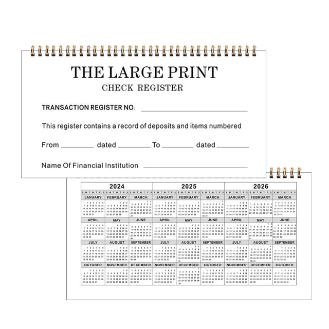 Huanglei Check Transaction Book For Personal And Business Accounting With Carbonless Duplicate Copy Design