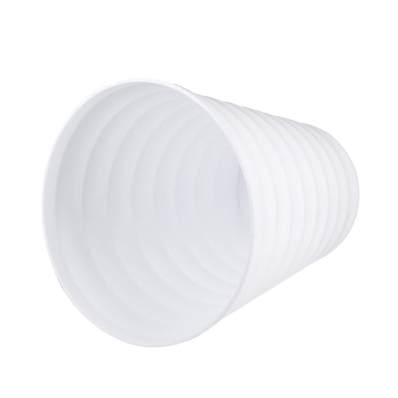 AURARMLET 1Pc Durable White Plastic Plant Pot for Gardening Indoor Outdoor Decoration