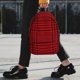 thumbnail image 2 of Disketp Red Black Houndstooth Mochila Escolar de 15 Pulgadas, Mochila Ligera para Estudiantes, Viajes y Trabajo, Cómoda y Resistente para el Uso Diario, 2 of 6