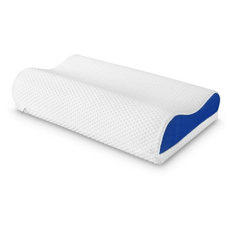 High Density Memory Foam Bed Pillow Therapeutic Cervical Neck