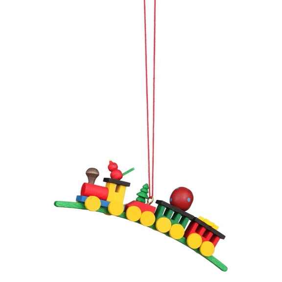 Alexander Taron 4.25" Christian Ulbricht Train on an Arch Christmas Ornament