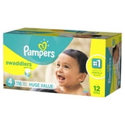 Pampers Swaddlers Diapers Size 4 116 count