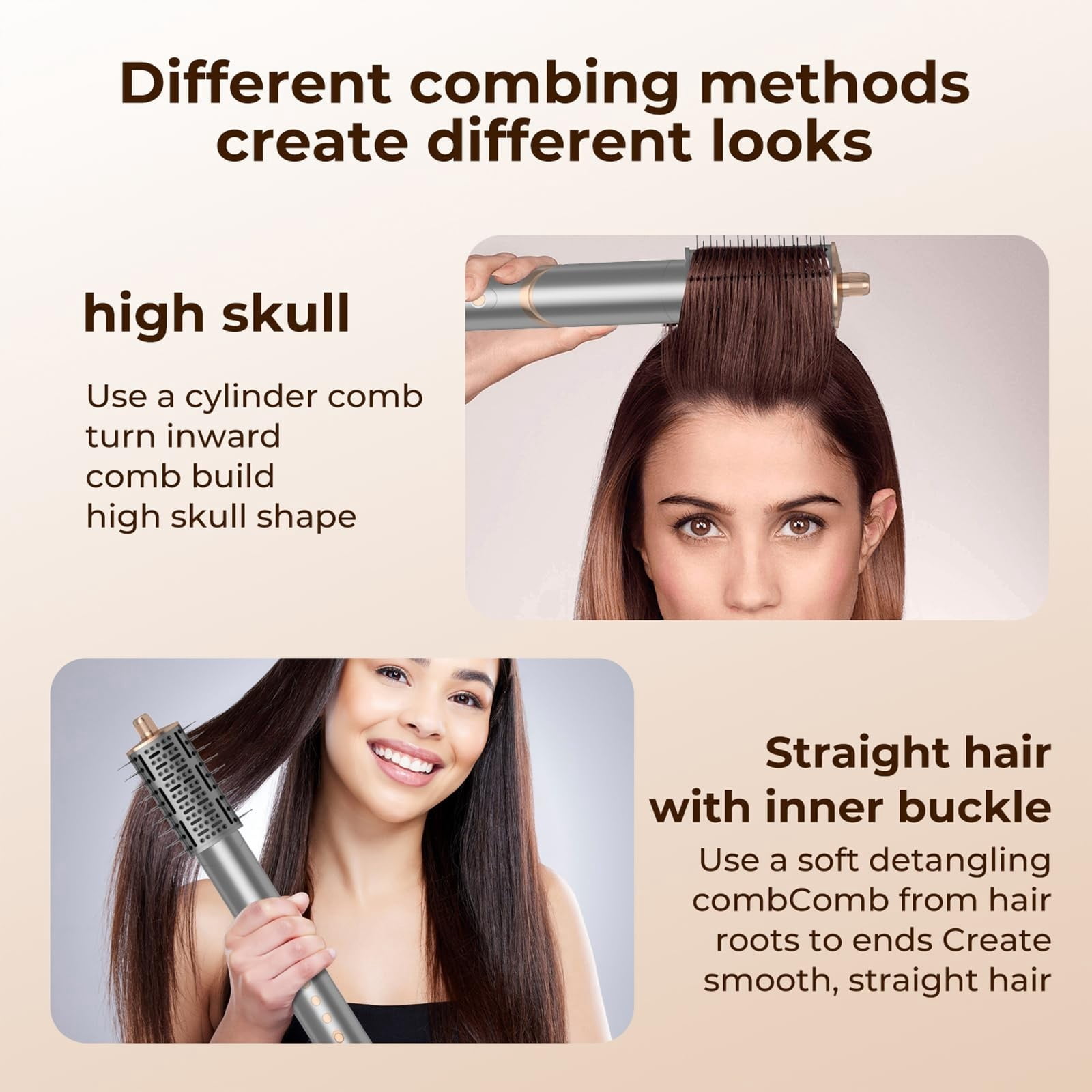 8 in 1 Hair Dryer Air Styler, 110000 RPM High Speed Rotate Air Styler Wrap, H...