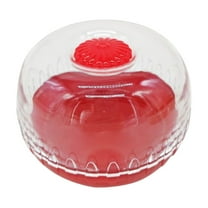 Fruits And Vegetables Fruit Bowl With Lid Storage Containers Set For Fridge, Onion Storage Container, Avocado Keeper,Tomato Saver,And Lemon Holder Reusable (Red 1Pcs)