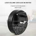 thumbnail image 3 of Battery-Free Self-Powered Wireless Doorbell R16 with LED Light Transmitter, 180m Long Range, IP68 Waterproof, 58 Chimes, 4-Level Volume (0-105dB), 433.92MHz Frequency, 110-230V AC Receiver, US Plug,, 3 of 6