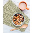 thumbnail image 3 of Green Floral Kitchen Dish Towels for Drying Dishes Set of 4, Vintage Rustic Botanical Spring Waffle Weave Microfiber Hand Tea Bathroom Towels Quick Dry & Absorbent Towel 12x12, 3 of 7