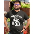 thumbnail image 5 of It's Not a Dad Bod, It's a Father Figure Shirt - Funny Father's Day Gift for Dad - Humorous Men's T-Shirt - Black 5X-Large - Great Birthday, Christmas, or Father's Day Present, 5 of 5