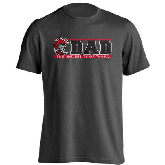University of Tampa Spartans Dad Proud Parent Short Sleeve T-Shirt