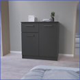 thumbnail image 3 of Dressers | Modern Dual-Purpose Dresser & TV Stand | Black | Particle Board, 3 of 7