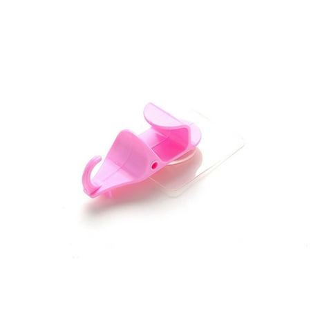 

Adhesive Wall Hanger Compact Kitchen Bathroom Organizer Holder Washbasin Storage Hook(Pink) Cccanaooolceie