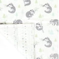 thumbnail image 2 of Lush Decor Hygge Sloth Reversible Soft & P Oversized Blanket Gray/Multi Single 36X50, 2 of 5