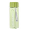 thumbnail image 2 of Sport Square Tea Milk Fruit Water Cup 480ml Transparent Drink Bottle with Rope, 2 of 8