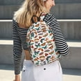 thumbnail image 2 of Easygd Colorful Butterfly Canvas Backpack: Stylish, Lightweight, and Versatile with Large Capacity and Adjustable Straps –, 2 of 7