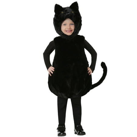 Toddler's Bubble Body Black Kitty Costume