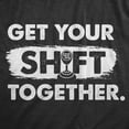 thumbnail image 2 of Mens Get Your Shift Together T Shirt Funny Manual Gear Car Mechanic Tee for Guys Graphic Tees, 2 of 9
