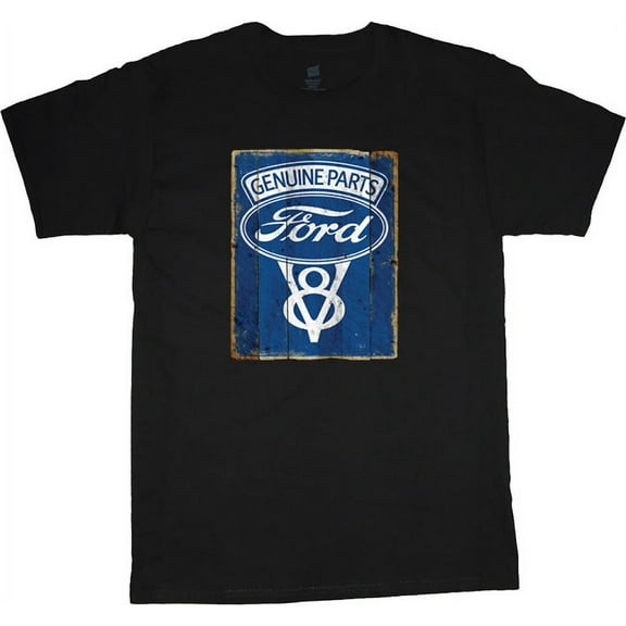 Ford V8 Sign Mustang Trucks T-shirt Men's Big and Tall Graphic Tee