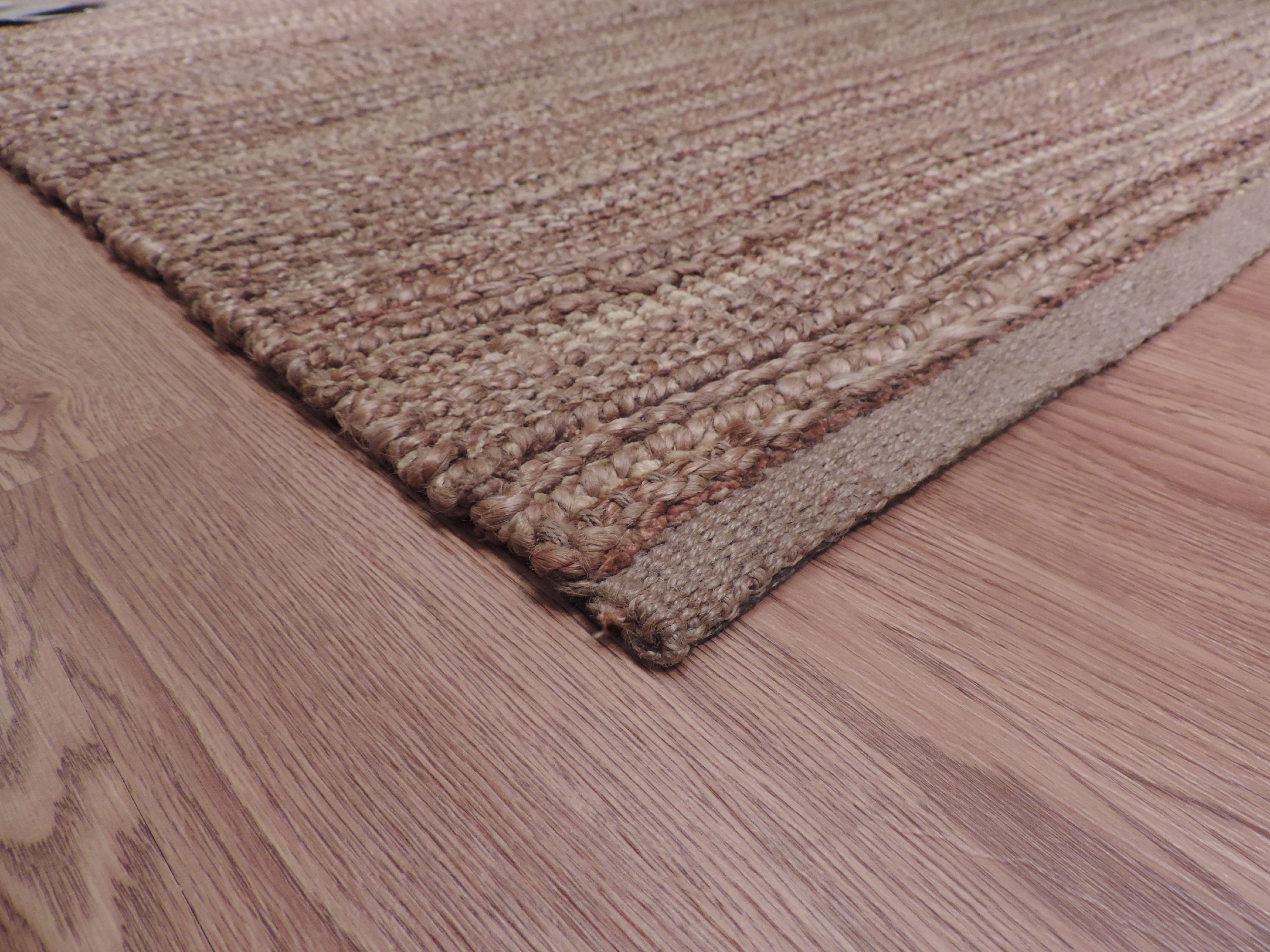 LR Home Natalie Belle Brown Braided Farmhouse Jute Blend Area Rug, 5' x 7'9"
