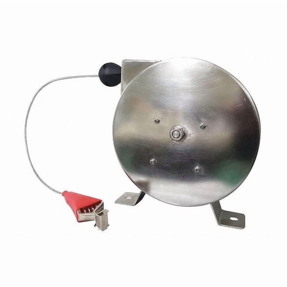 Speedaire Cable Reel,50 ft.,Stainless Steel,Silver 440G05