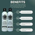 thumbnail image 3 of Violet Blonde Hair Care Kit - Sulfate-Free Shampoo & Conditioner Set for All Hair Types, Enhances Blonde & Silver Tones, Reduces Brassiness, Brightens & Conditions, Perfect for Natural & Color-Care, 3 of 7