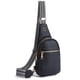thumbnail image 1 of Bolso Bandolera Telena de Cuero Vegano para Mujer Negro, 1 of 7