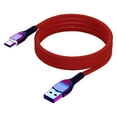 thumbnail image 1 of Câble de Charge Rapide Type C 5A, Nylon Tressé, Lumière LED, Sortie 3.1A, USB2.0, Durable, 1 of 6