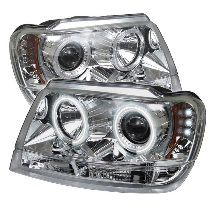 PRO-YD-JGC99-HL-C Spyder Auto Jeep Grand Cherokee Chrome Halogen LED Projector Headlight PRO-YD-JGC99-HL-C Spyder Auto Jeep Grand Cherokee Chrome Halogen LED Projector Headlight