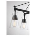 thumbnail image 6 of Lakewood 6-Light Linear Chandelier in Matte Black, 6 of 6