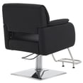 thumbnail image 5 of BarberPub Hydraulic Swivel Styling Salon Chair, PVC Leather, 300lb Capacity, Black, 5 of 12