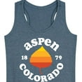 thumbnail image 3 of Instant Message - Aspen Colorado 1879 - Women's Racerback Tank Top, 3 of 6