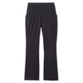 thumbnail image 6 of Woman Within Plus Size Stretch-Cotton Knit Pull-On Bootcut Pocket Leggings, 6 of 6