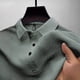 thumbnail image 3 of pstuiky camisetas de hombre, Camiseta deportiva de verano para hombre, informal, de color liso, con botones y manga corta ropa de hombre s, 3 of 4