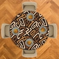 thumbnail image 2 of African Ethnic Tablecloth 60x60 Inch Round,Waterproof Table Cloth Cover Decorative for Party and \u200bCamping Holiday Dinning Tabletop Home Décor, 2 of 6
