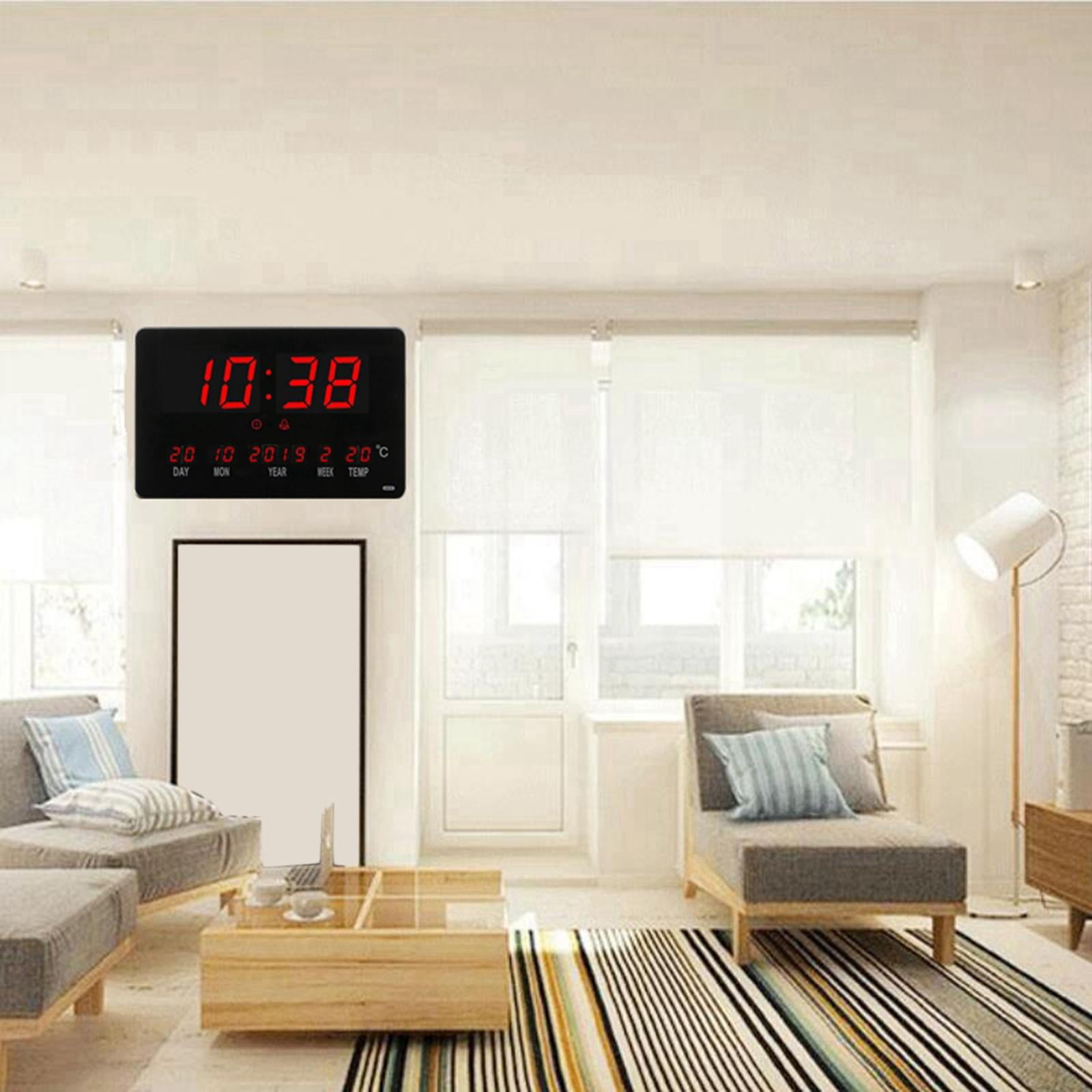 Axioma Homyl Desk Digital Alarm Clock Display Calender Temperature Bedroom Bedside