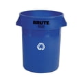 thumbnail image 2 of Contenedor Brute Rubbermaid s/Tapa,75.7L, Azul LogoReciclaje Rubbermaid FG262073BLUE, 2 of 2