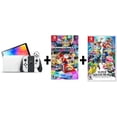 thumbnail image 2 of Consola Nintendo Switch OLED Blanca 64GB con Juegos Mario Kart 8 Deluxe y Super Smash Bros Ultimate, 2 of 2