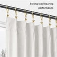 thumbnail image 3 of 40 PCS Curtain Rings with Clips, Rings Hooks,Gold, 3 of 5