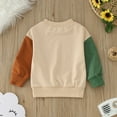 thumbnail image 7 of Ketyyh-chn99 Sweatshirt for Girlss and Toddlers' Pullover Hoodie Sweatshirt Girls Crewneck Sweatshirts Kids Long Sleeve Shirts Tops Fall Pullover Size for 6-12 Months,Brown, 7 of 7