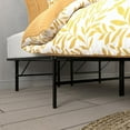thumbnail image 6 of California King Size Steel Platform Bedframe - No Box Spring Required - Black - Bedroom, 6 of 7