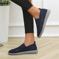 thumbnail image 5 of Sngxgn Women's Casual Flats Shoes, Soft Comfortable Casual Ballet Shoes(Dark Blue,40), 5 of 8