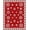 Red, Pattern 1, variant on ODIKA 6'x9' Machine Washable Non-Slip Area Rug, Magical Winter Wonderland Hallway Entrance Enhancer High Traffic Rug, Red, 609146