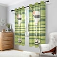 thumbnail image 2 of Yayeee Window Curtains Set of 2 for Living Room Light Filtering 63"x42", Black Martini, 2 of 7