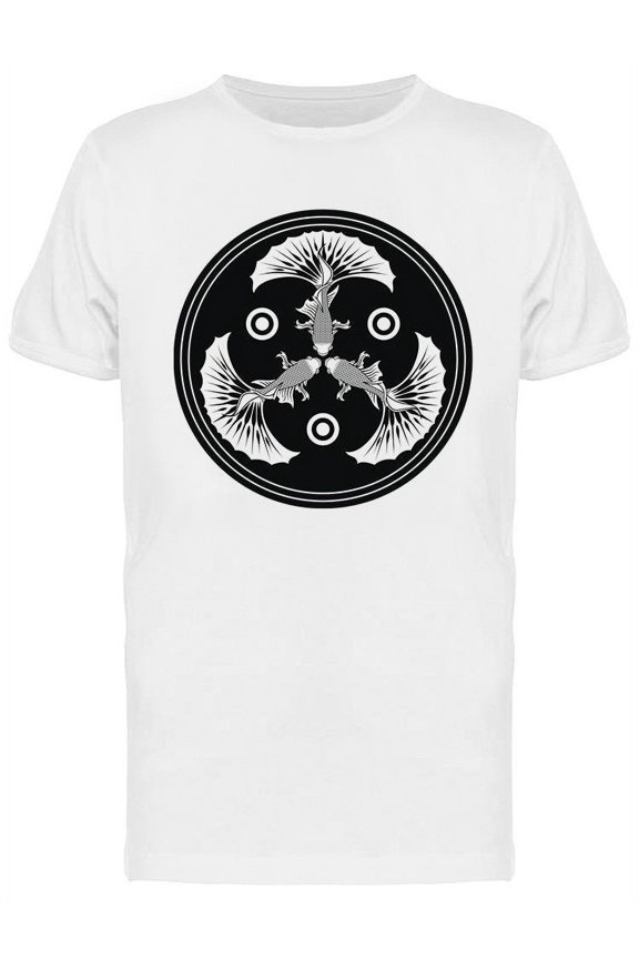 Betta Fish Tattoo Design T-Shirt Men -Image by Shutterstock, Male Medium