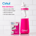 thumbnail image 3 of Cirkul Chill Sleeve & Comfort-Grip Lid for 22oz Bottle, Pink, 3 of 9