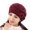 Wine, variant on LiuXxxx Women Slouch Baggy Winter Warm Soft Knit Hat Casual Slouchy Cap for Cold Weather Outdoor Daily Wear Purple