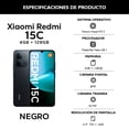 thumbnail image 4 of Smartphone Xiaomi Redmi 15C 4+128 Negro Desbloqueado, 4 of 6