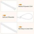 thumbnail image 3 of Waxed Cord 1.5mm Waxed Thread 87 Yard Wax String Leather Cord (White), 3 of 7